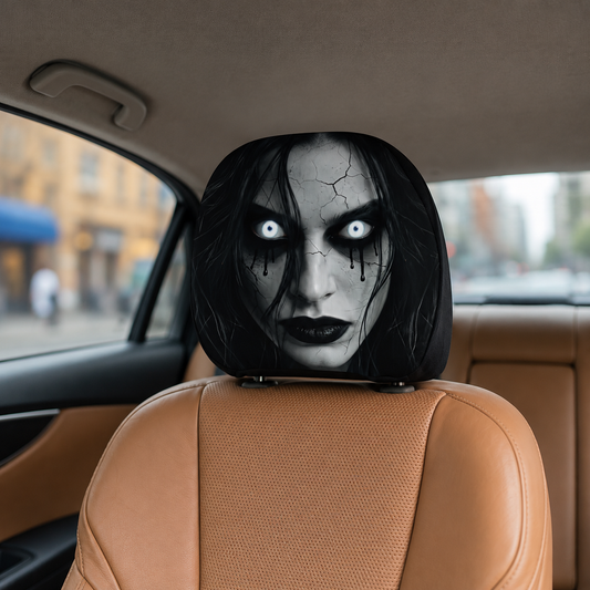 Ghost Face Car Headrest Covers